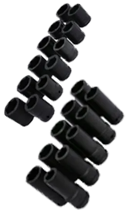 DADOS DE IMPACTO 6 Y 12 PUNTAS, EN PULGADAS y MM