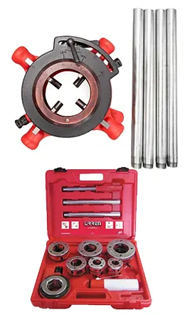 JUEGOS DE TARRAJA PARA TUBO CON MECANISMO DE MATRACA