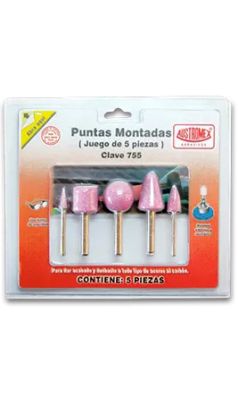 Kit de puntas montadas para desbaste